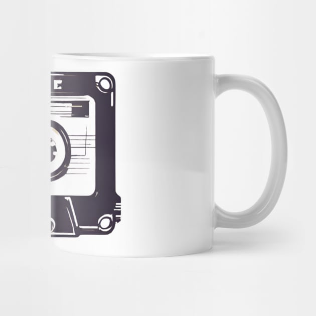 Retro Cassette Tape by Sloat